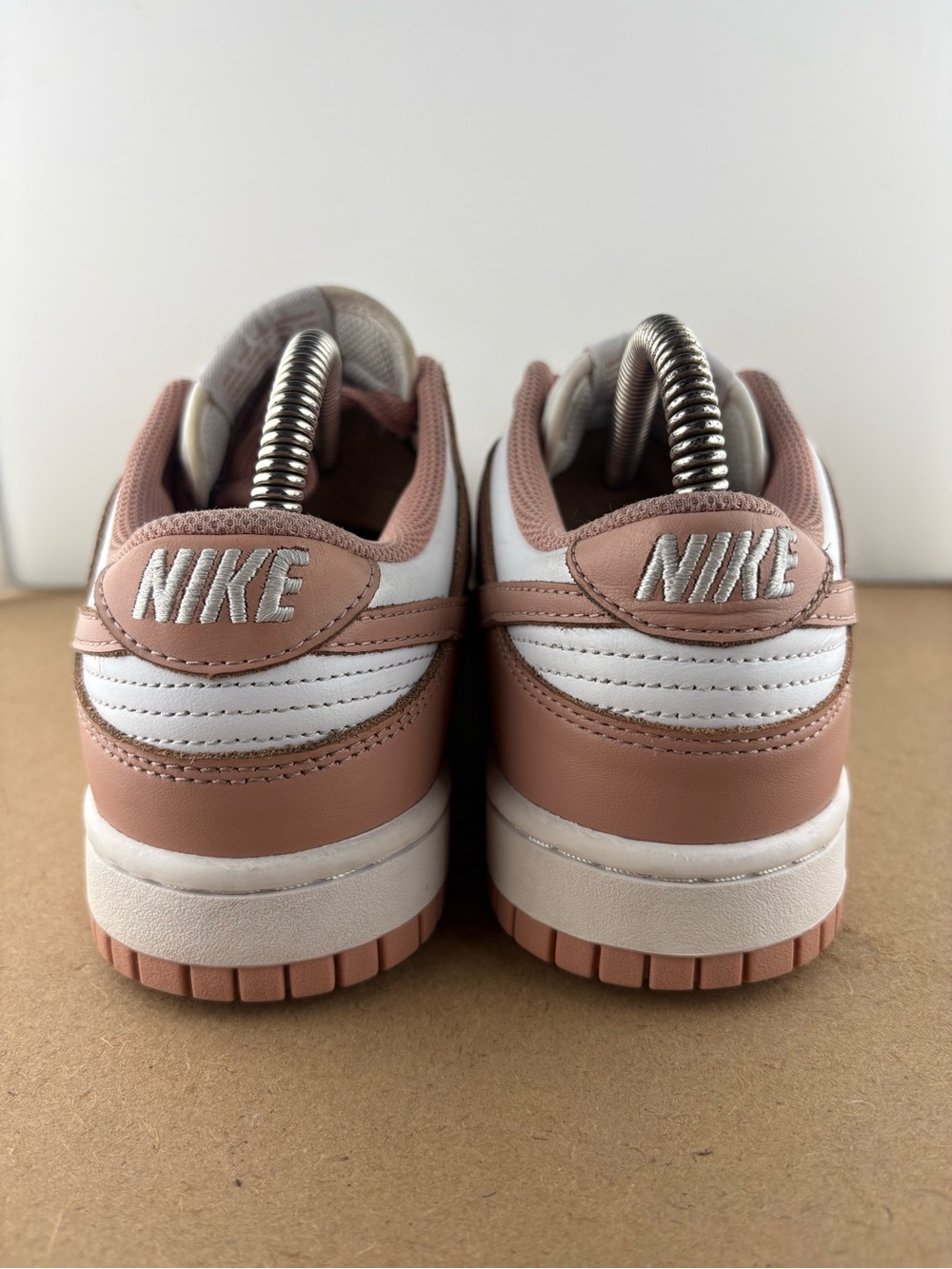 Nike Dunks Low Women's White/Rose Pink Whisper Size 7.5 DD1503-118 - Picture 7 of 9